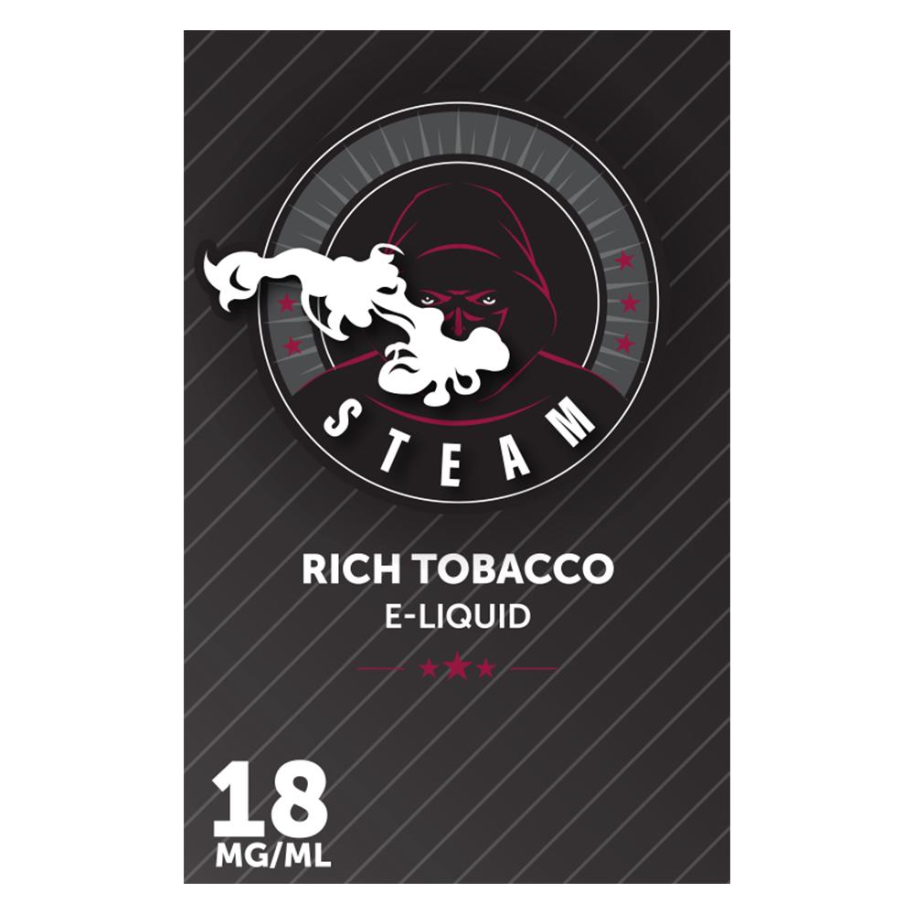 E-vedelik Steam Rich Tobacco 18mg
